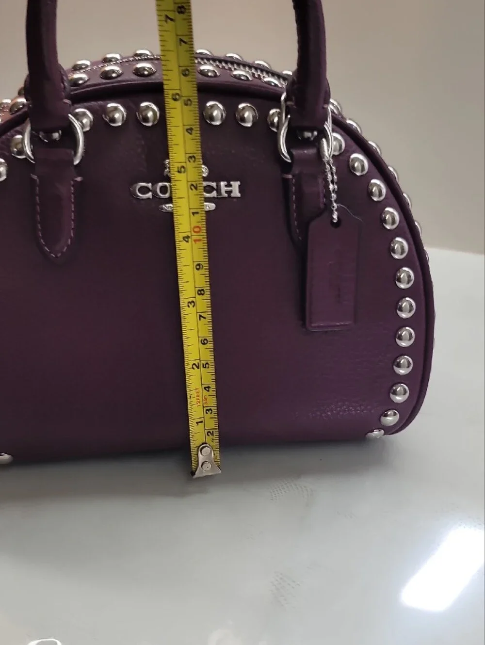 COACH Sydney Satchel With Rivets